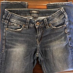 Silver Jean Capri